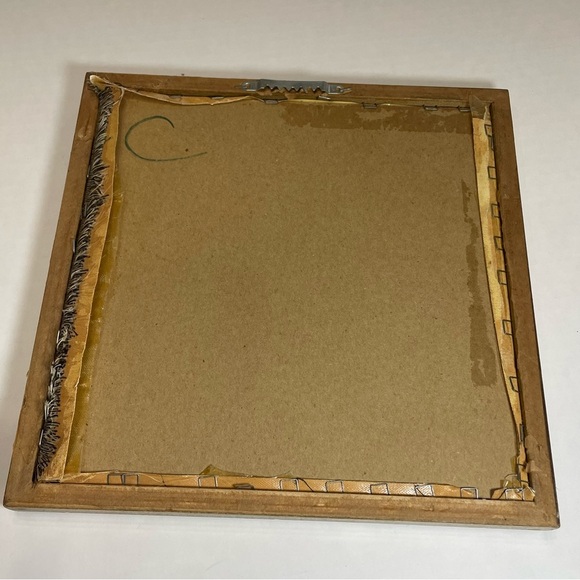 Vintage Framed Tapestry Art with Gold Frame - Picture 5 of 7